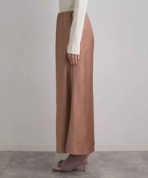 Couture Brooch / クチュールブローチ ロング・マキシ丈スカート | シルキーヘビーサテンスカート | 詳細23