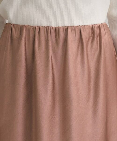 Couture Brooch / クチュールブローチ ロング・マキシ丈スカート | シルキーヘビーサテンスカート | 詳細25