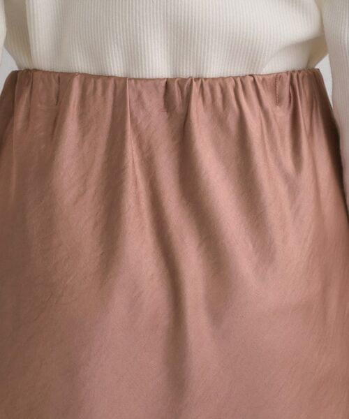 Couture Brooch / クチュールブローチ ロング・マキシ丈スカート | シルキーヘビーサテンスカート | 詳細26