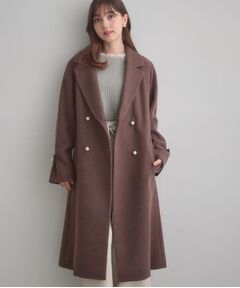 Couture Brooch / クチュールブローチ その他アウター | 【大人上品・ベルト付き】パール調釦チェスターコート