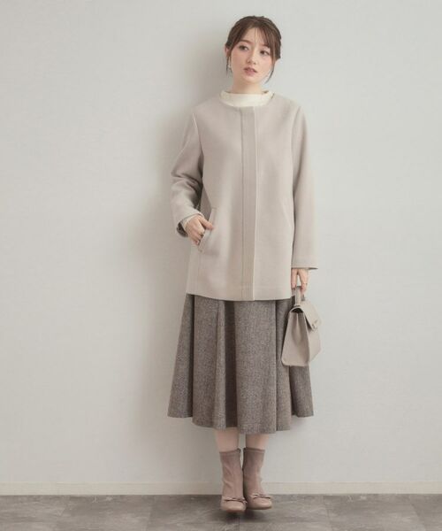 Couture Brooch / クチュールブローチ その他アウター | 【大人可愛い・フード取り外し可能】フードフェイクファー ハーフ丈コート | 詳細25