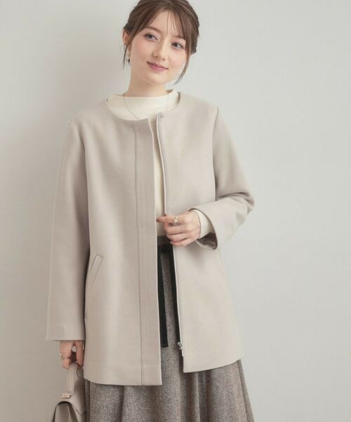 Couture Brooch / クチュールブローチ その他アウター | 【大人可愛い・フード取り外し可能】フードフェイクファー ハーフ丈コート | 詳細29