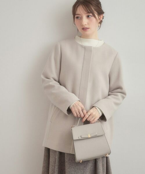 Couture Brooch / クチュールブローチ その他アウター | 【大人可愛い・フード取り外し可能】フードフェイクファー ハーフ丈コート | 詳細30