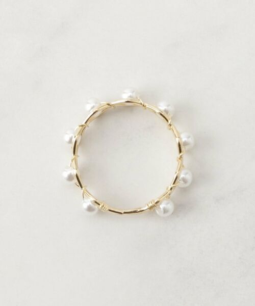 Couture Brooch / クチュールブローチ リング | プチパール調ゴールドリング | 詳細3