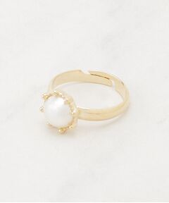 Couture Brooch / クチュールブローチ リング | パール調モチーフリング