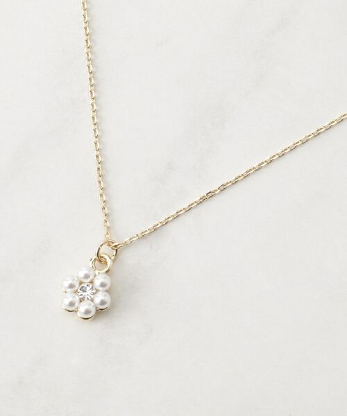 Couture Brooch / クチュールブローチ ネックレス・ペンダント・チョーカー | フラワーモチーフプチネックレス | 詳細1