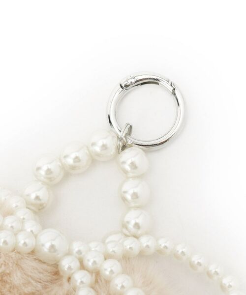 Couture Brooch / クチュールブローチ キーホルダー・ストラップ | ハートフェイクファーチャーム | 詳細3