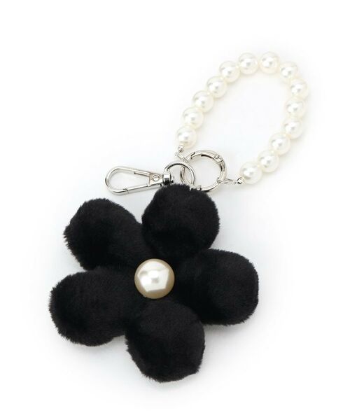 Couture Brooch / クチュールブローチ キーホルダー・ストラップ | フラワーフェイクファーチャーム | 詳細1