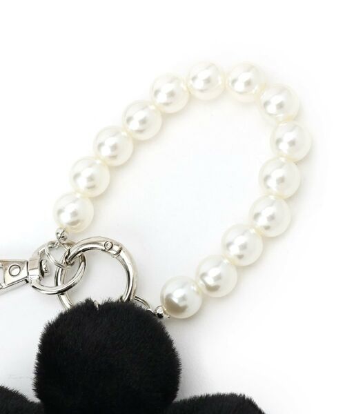 Couture Brooch / クチュールブローチ キーホルダー・ストラップ | フラワーフェイクファーチャーム | 詳細3