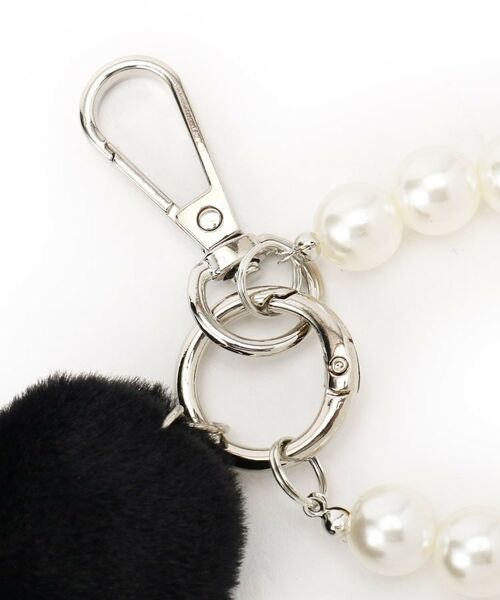 Couture Brooch / クチュールブローチ キーホルダー・ストラップ | フラワーフェイクファーチャーム | 詳細4