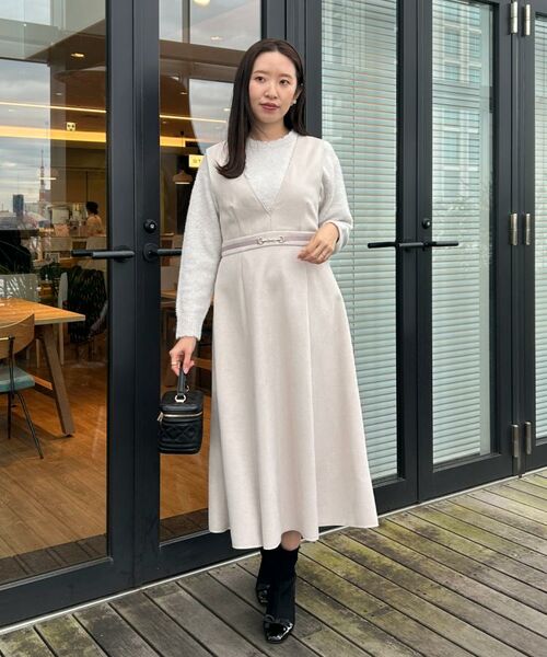 Couture Brooch / クチュールブローチ ニット・セーター | 【前後2WAY】スパンコールラメフェザー ニット | 詳細13