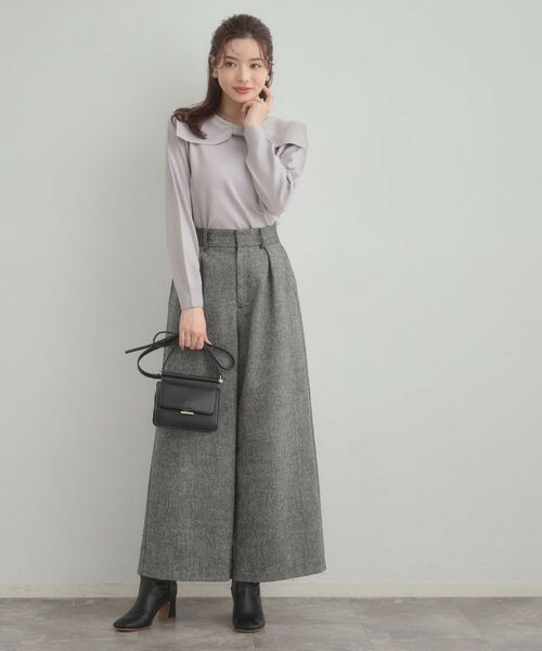 Couture Brooch / クチュールブローチ ニット・セーター | 【着映え】リボンカラー デザインニット | 詳細11