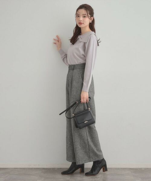 Couture Brooch / クチュールブローチ ニット・セーター | 【着映え】リボンカラー デザインニット | 詳細12