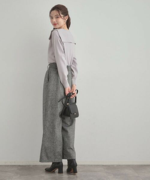 Couture Brooch / クチュールブローチ ニット・セーター | 【着映え】リボンカラー デザインニット | 詳細13