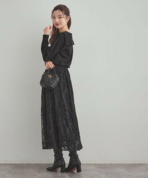 Couture Brooch / クチュールブローチ ニット・セーター | 【着映え】リボンカラー デザインニット | 詳細23