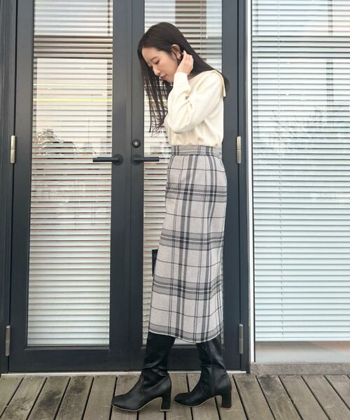 Couture Brooch / クチュールブローチ ニット・セーター | 【着映え】リボンカラー デザインニット | 詳細8