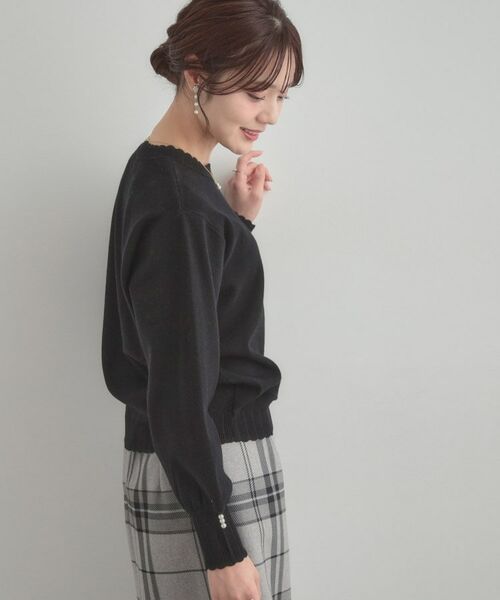 Couture Brooch / クチュールブローチ ニット・セーター | 【洗える/スカラデザイン】パフスリーブ ニット | 詳細16