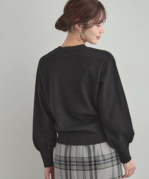 Couture Brooch / クチュールブローチ ニット・セーター | 【洗える/スカラデザイン】パフスリーブ ニット | 詳細17