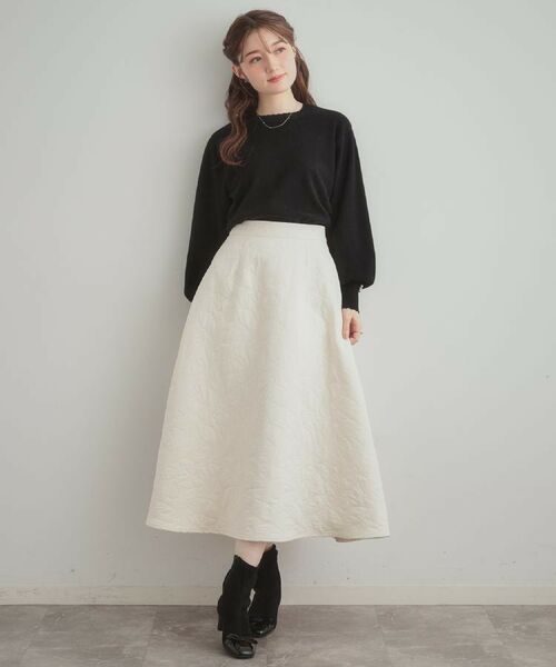 Couture Brooch / クチュールブローチ ニット・セーター | 【洗える/スカラデザイン】パフスリーブ ニット | 詳細18