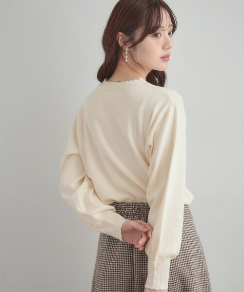 Couture Brooch / クチュールブローチ ニット・セーター | 【洗える/スカラデザイン】パフスリーブ ニット | 詳細6