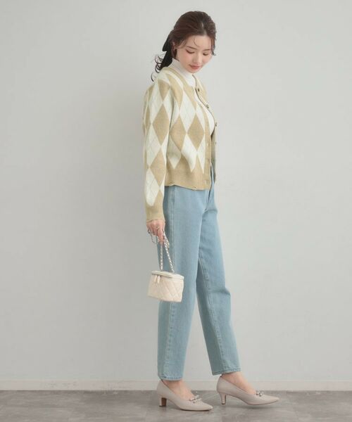 Couture Brooch / クチュールブローチ カーディガン・ボレロ | アーガイルニットカーディガン | 詳細12