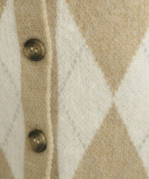 Couture Brooch / クチュールブローチ カーディガン・ボレロ | アーガイルニットカーディガン | 詳細14