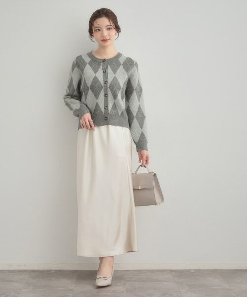 Couture Brooch / クチュールブローチ カーディガン・ボレロ | アーガイルニットカーディガン | 詳細4