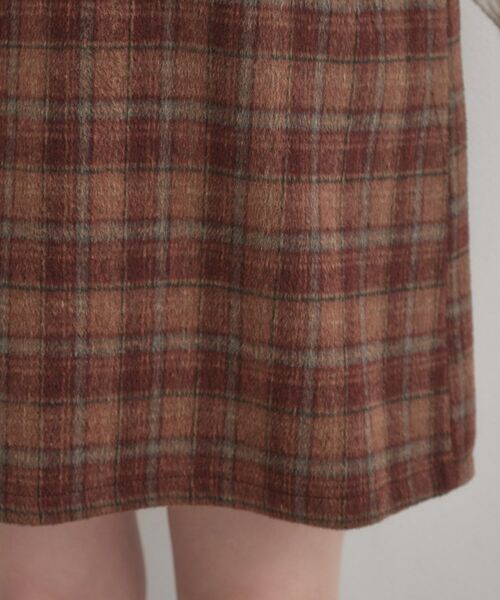 Couture Brooch / クチュールブローチ ワンピース | フェイクウールミニジャンスカ | 詳細22