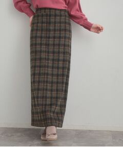 Couture Brooch / クチュールブローチ ロング・マキシ丈スカート | シャギーチェックIラインスカート