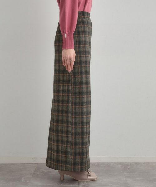Couture Brooch / クチュールブローチ ロング・マキシ丈スカート | シャギーチェックIラインスカート | 詳細16