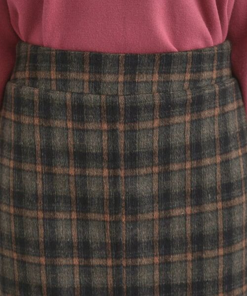 Couture Brooch / クチュールブローチ ロング・マキシ丈スカート | シャギーチェックIラインスカート | 詳細18