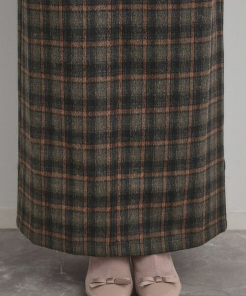 Couture Brooch / クチュールブローチ ロング・マキシ丈スカート | シャギーチェックIラインスカート | 詳細21