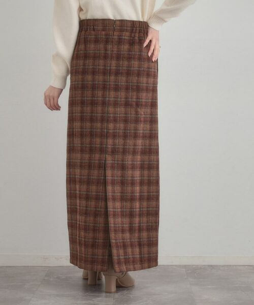 Couture Brooch / クチュールブローチ ロング・マキシ丈スカート | シャギーチェックIラインスカート | 詳細3