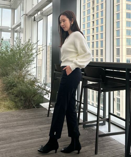 Couture Brooch / クチュールブローチ カーディガン・ボレロ | 【前後2WAY】Springフェザーカーデトップス | 詳細10