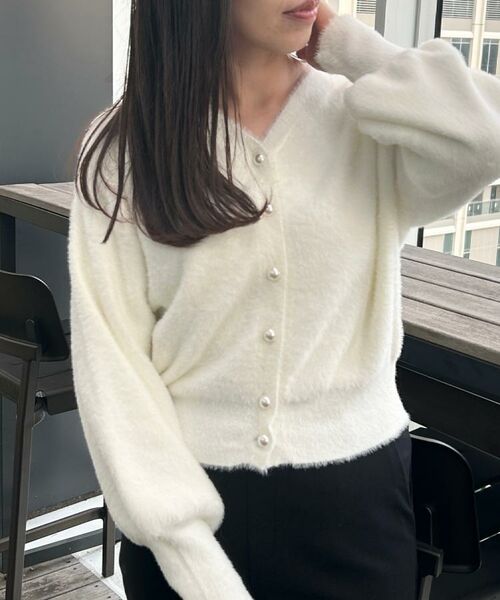 Couture Brooch / クチュールブローチ カーディガン・ボレロ | 【前後2WAY】Springフェザーカーデトップス | 詳細12