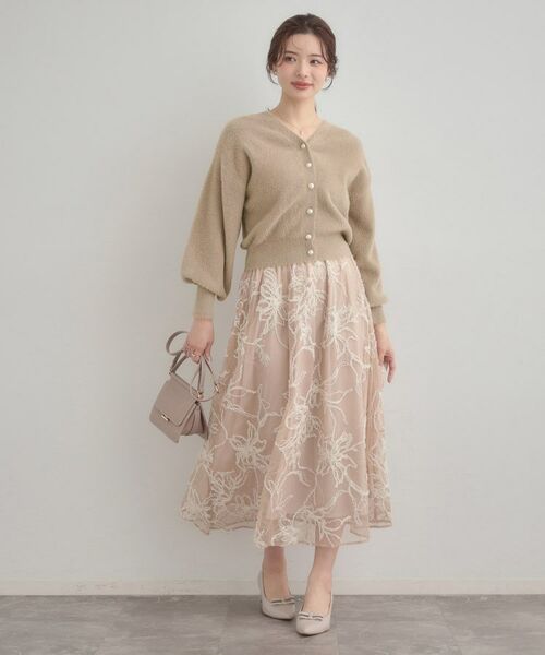 Couture Brooch / クチュールブローチ カーディガン・ボレロ | 【前後2WAY】Springフェザーカーデトップス | 詳細13