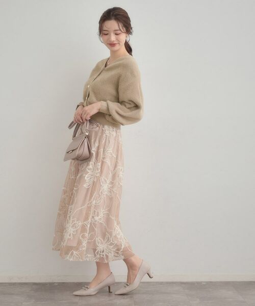 Couture Brooch / クチュールブローチ カーディガン・ボレロ | 【前後2WAY】Springフェザーカーデトップス | 詳細14