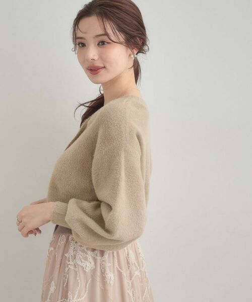 Couture Brooch / クチュールブローチ カーディガン・ボレロ | 【前後2WAY】Springフェザーカーデトップス | 詳細18