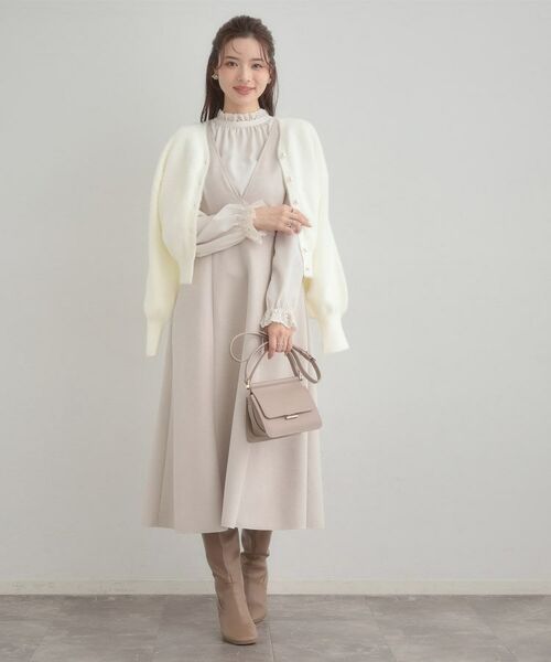 Couture Brooch / クチュールブローチ カーディガン・ボレロ | 【前後2WAY】Springフェザーカーデトップス | 詳細3