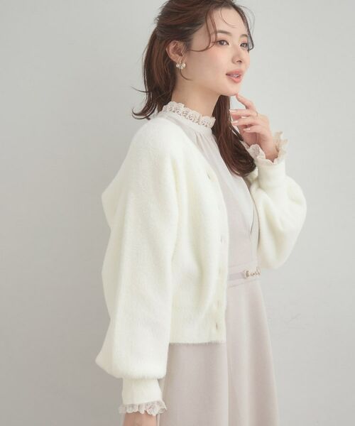 Couture Brooch / クチュールブローチ カーディガン・ボレロ | 【前後2WAY】Springフェザーカーデトップス | 詳細7