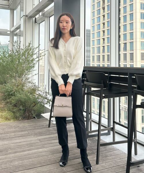 Couture Brooch / クチュールブローチ カーディガン・ボレロ | 【前後2WAY】Springフェザーカーデトップス | 詳細9