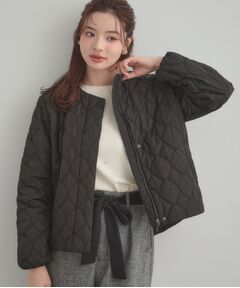 Couture Brooch / クチュールブローチ ノーカラージャケット | リボンキルトジャケット