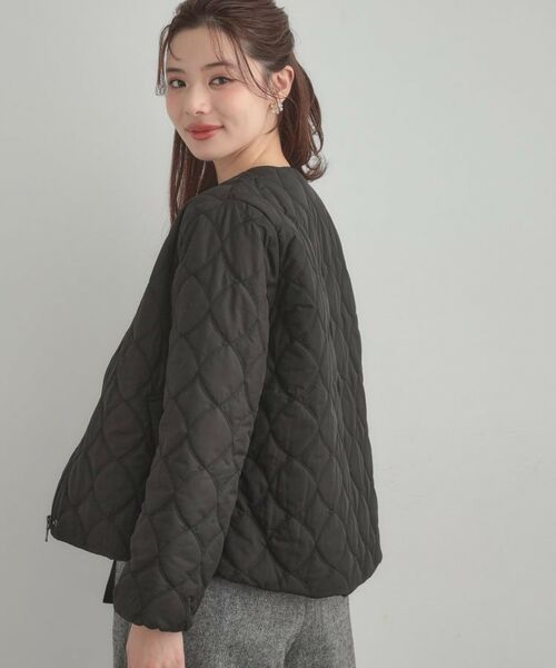 Couture Brooch / クチュールブローチ ノーカラージャケット | リボンキルトジャケット | 詳細10