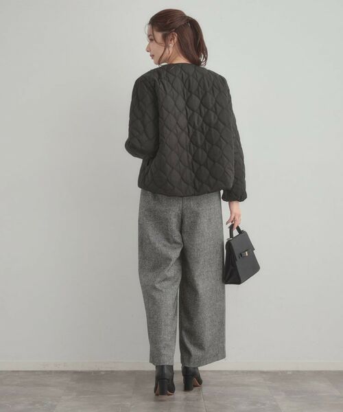 Couture Brooch / クチュールブローチ ノーカラージャケット | リボンキルトジャケット | 詳細13