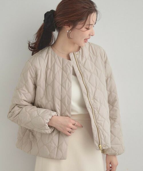 Couture Brooch / クチュールブローチ ノーカラージャケット | リボンキルトジャケット | 詳細15