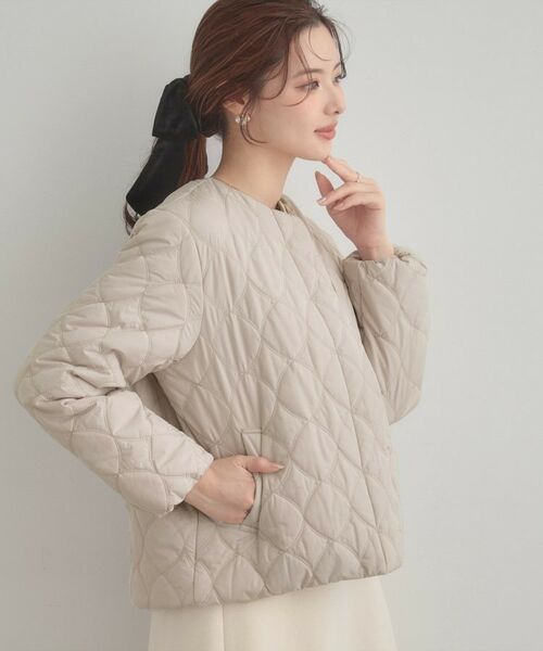 Couture Brooch / クチュールブローチ ノーカラージャケット | リボンキルトジャケット | 詳細16