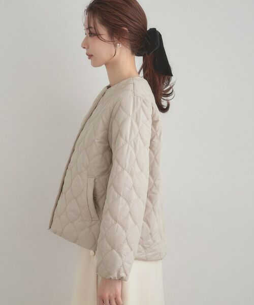 Couture Brooch / クチュールブローチ ノーカラージャケット | リボンキルトジャケット | 詳細23