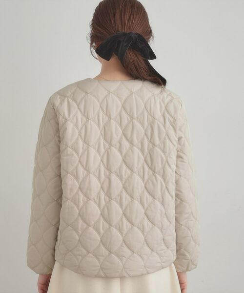 Couture Brooch / クチュールブローチ ノーカラージャケット | リボンキルトジャケット | 詳細24