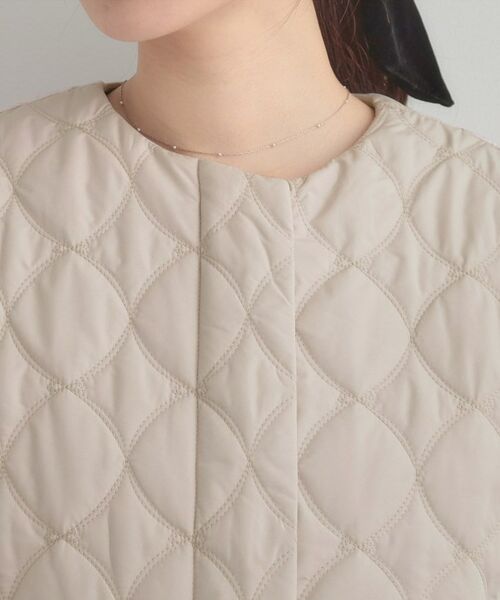 Couture Brooch / クチュールブローチ ノーカラージャケット | リボンキルトジャケット | 詳細25