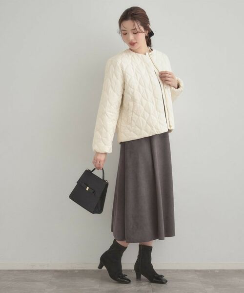 Couture Brooch / クチュールブローチ ノーカラージャケット | リボンキルトジャケット | 詳細6